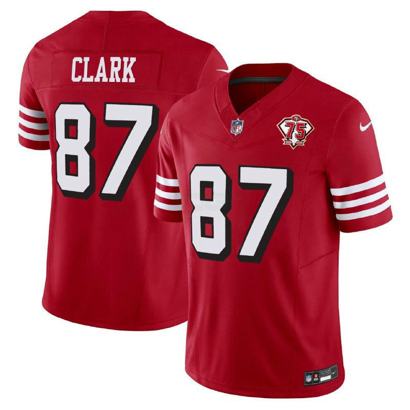 NFL Dwight Clark San Francisco Red Jersey