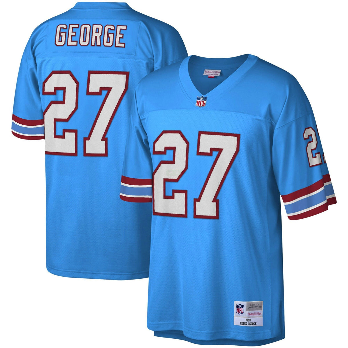 NFL Tennessee Titans Eddie George Houston Oilers Jersey