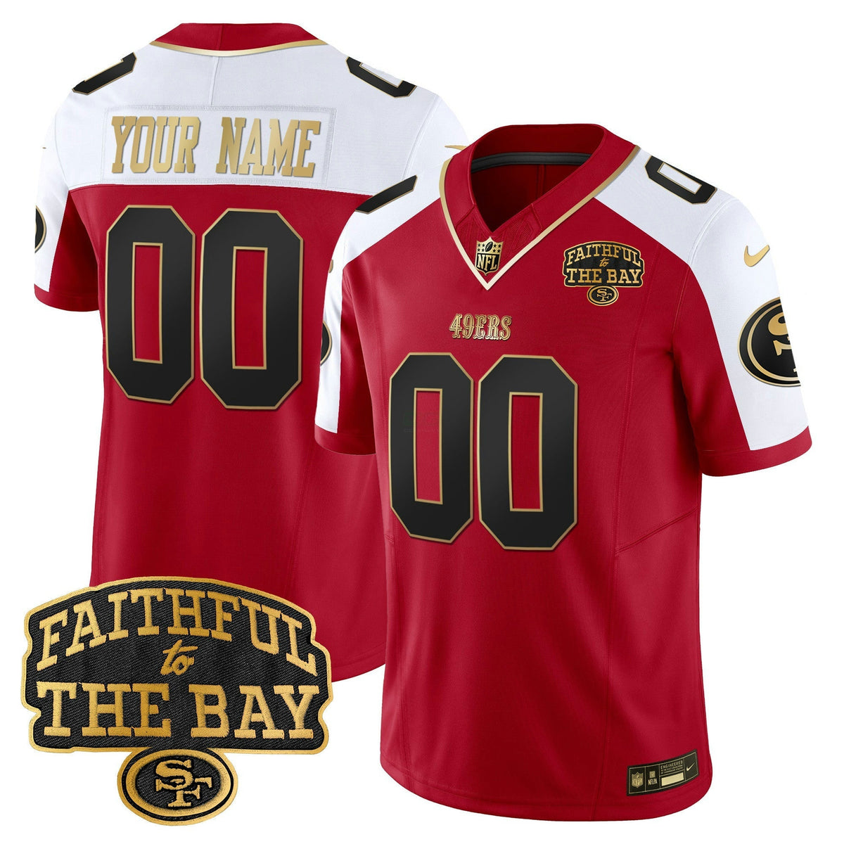 NFL Faithful To The Bay Patch Vapor Limited Jersey V8
