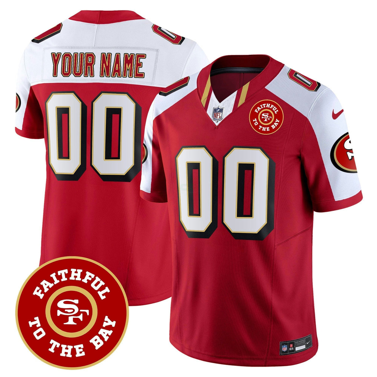 NFL Faithful To The Bay Patch Vapor Limited Jersey V9