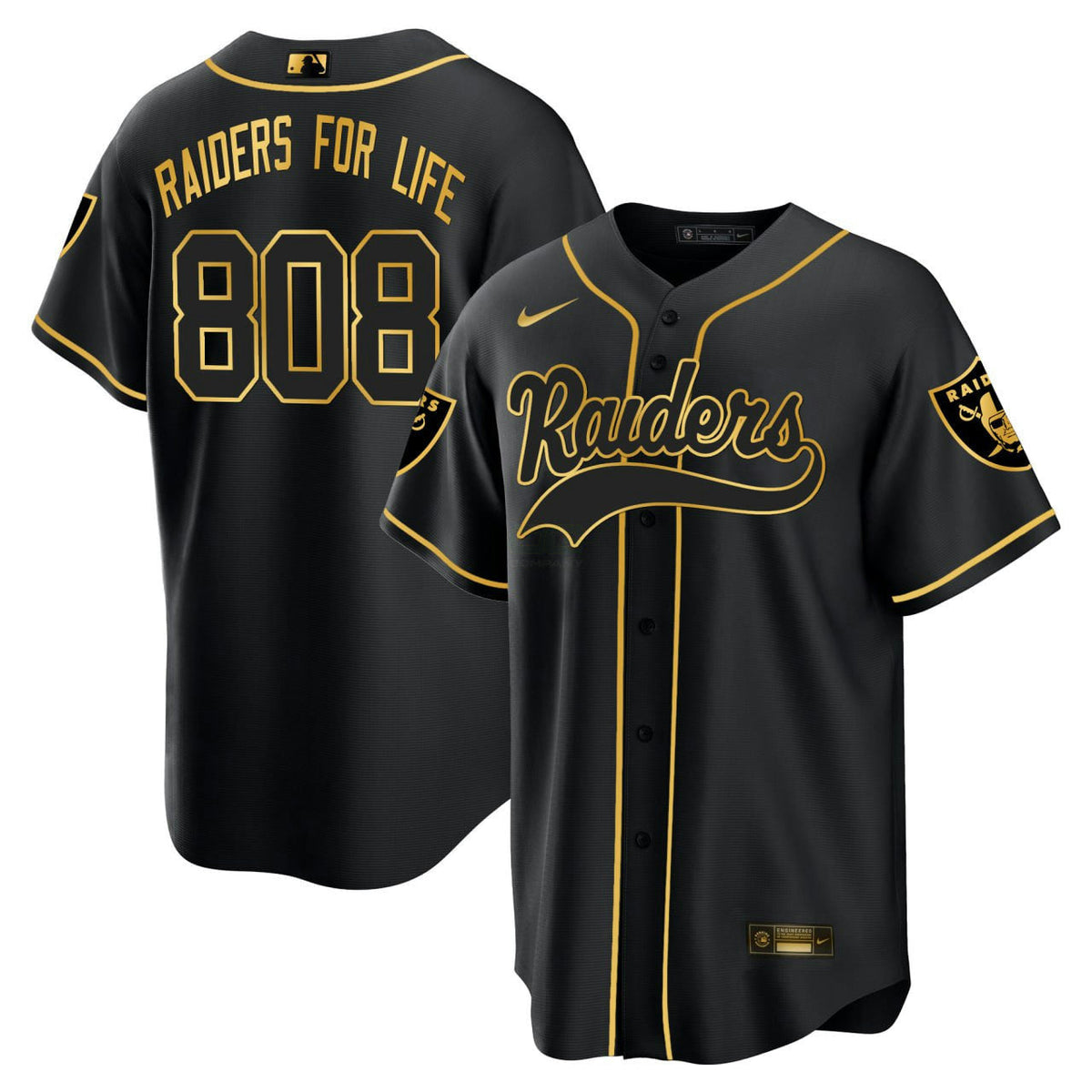 NFL For Life #808 Las Vegas Jersey - Black