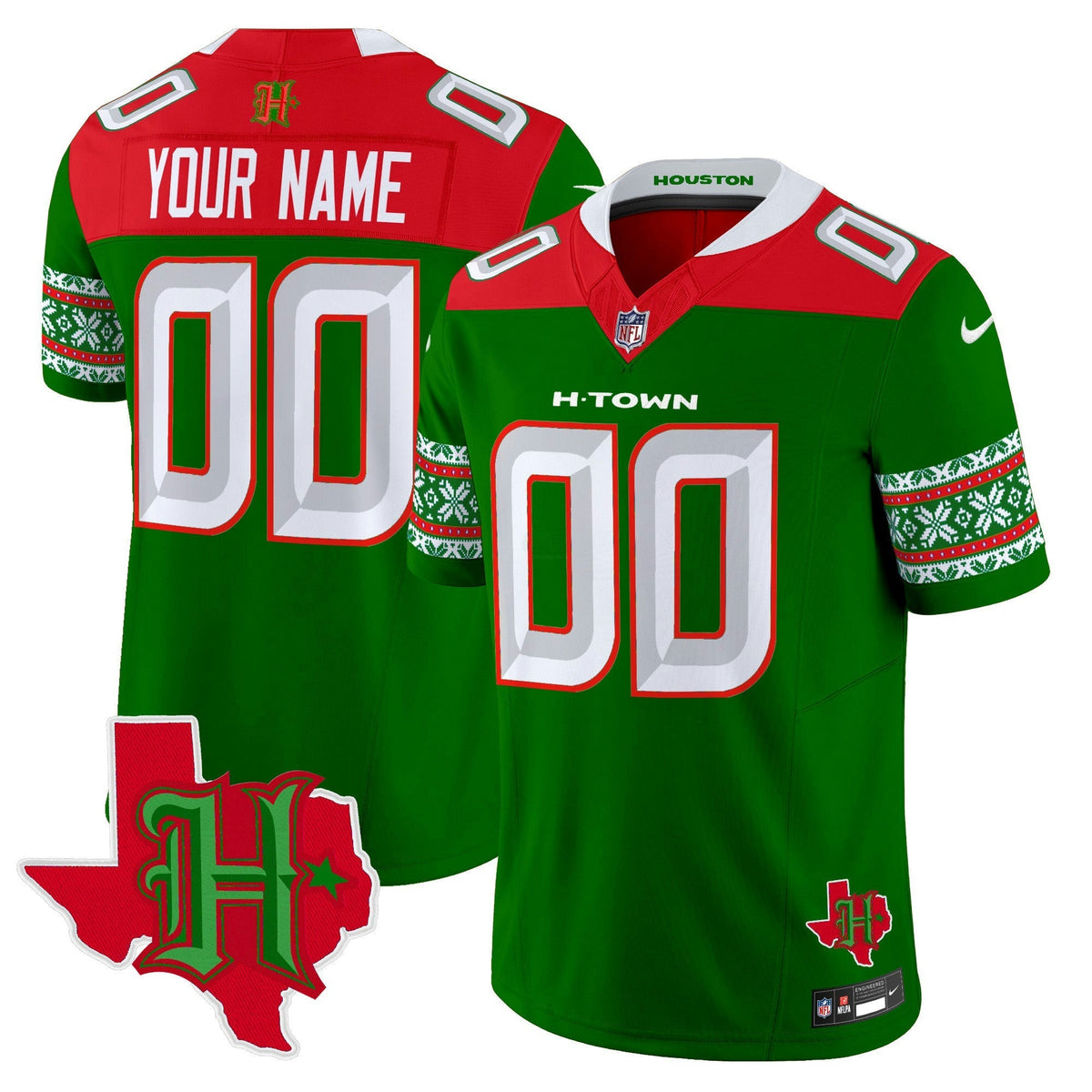 NFL Houston 2024 Christmas Vapor Limited Jersey