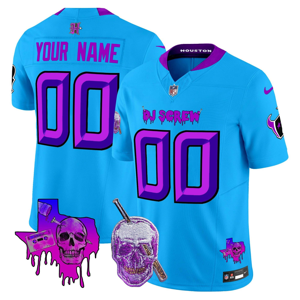 NFL Houston DJ Screw Vapor Limited Jersey