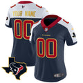 NFL Houston Gold Trim Vapor Jersey