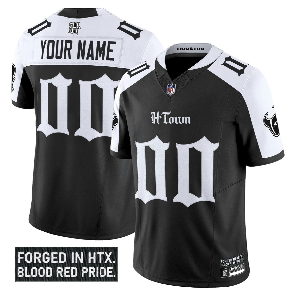NFL Houston ‘Gothic Lone Star Shadows Edition’ Vapor Limited Jersey