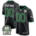 NFL Jerome Brown Patch Kelly Green Game Jersey