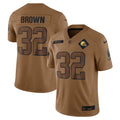 NFL Jim Brown Cleveland 2023 Salute To Service Limited Jersey - Salute To Service