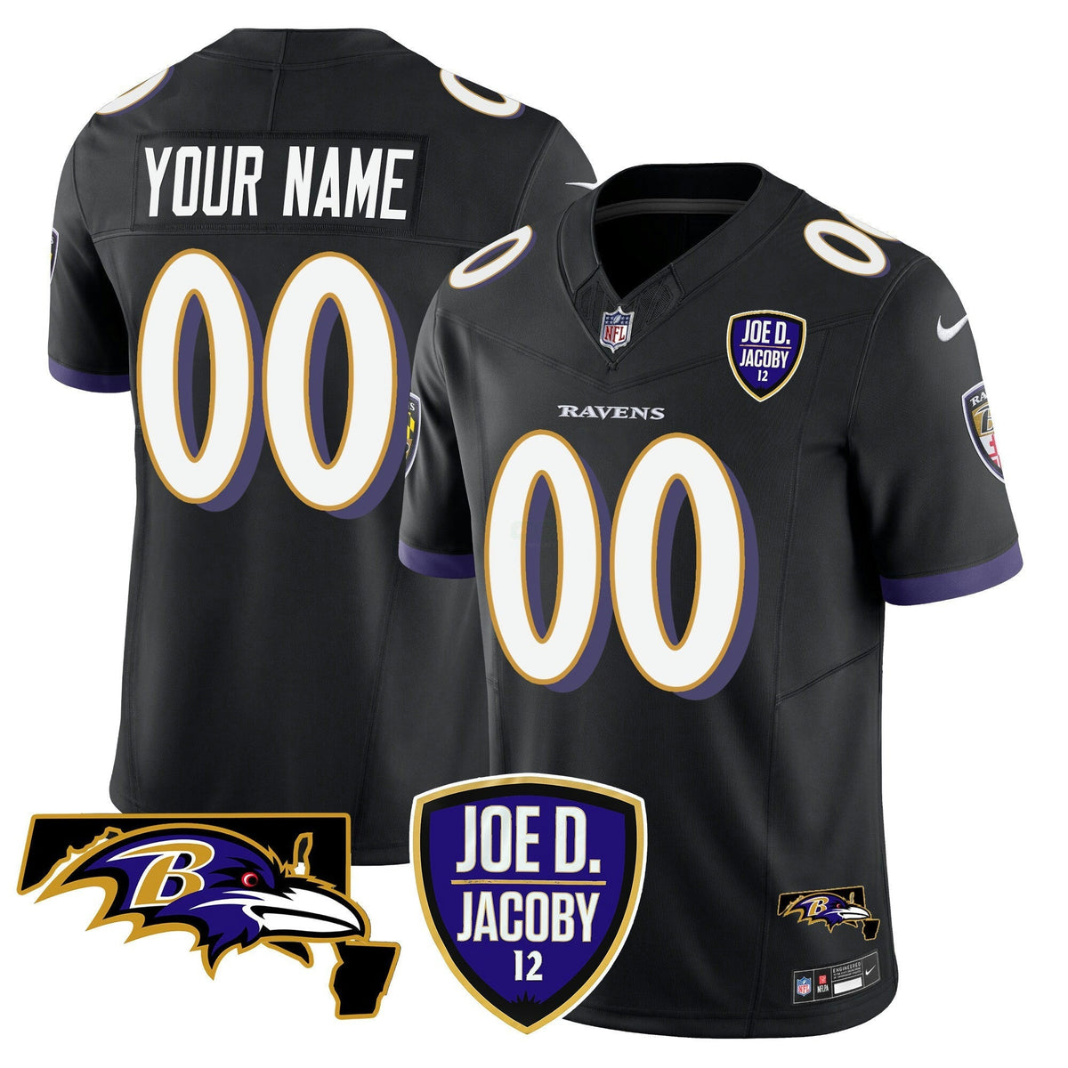 NFL Joe D & Jacoby Patch Vapor Limited Jersey