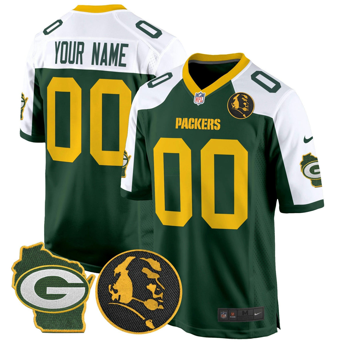 NFL John Madden & Home Patch Game Jersey