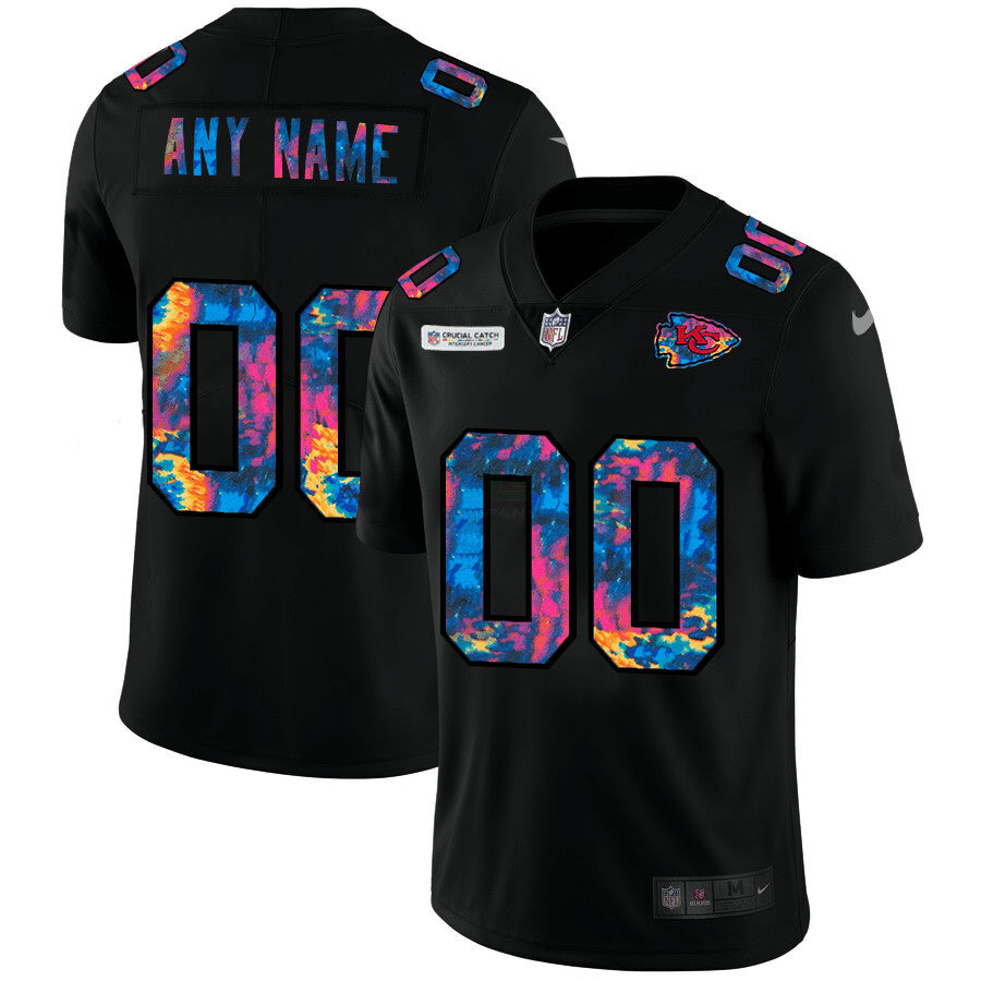 NFL Kansas City 2020 Black Crucial Catch Jersey - Black