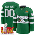 NFL Kelly Green Hockey Premium Jersey V3 - Custom