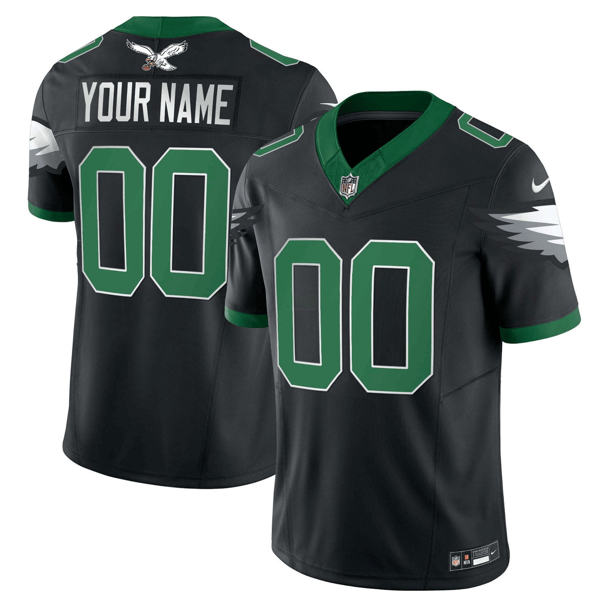 NFL Kelly Green Vapor Limited Jersey V3