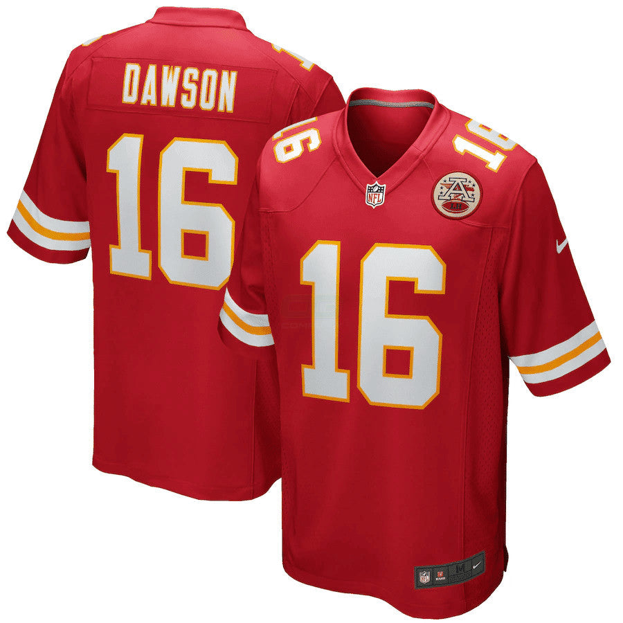 Jersey NFL Len Dawson Red Game Retired Player