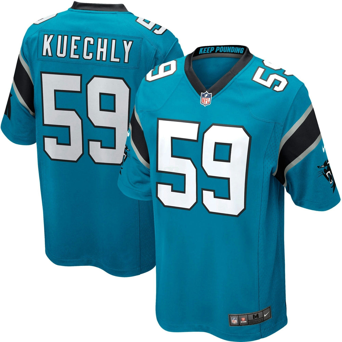 NFL Luke Kuechly Carolina Blue Jersey - Luke Kuechly