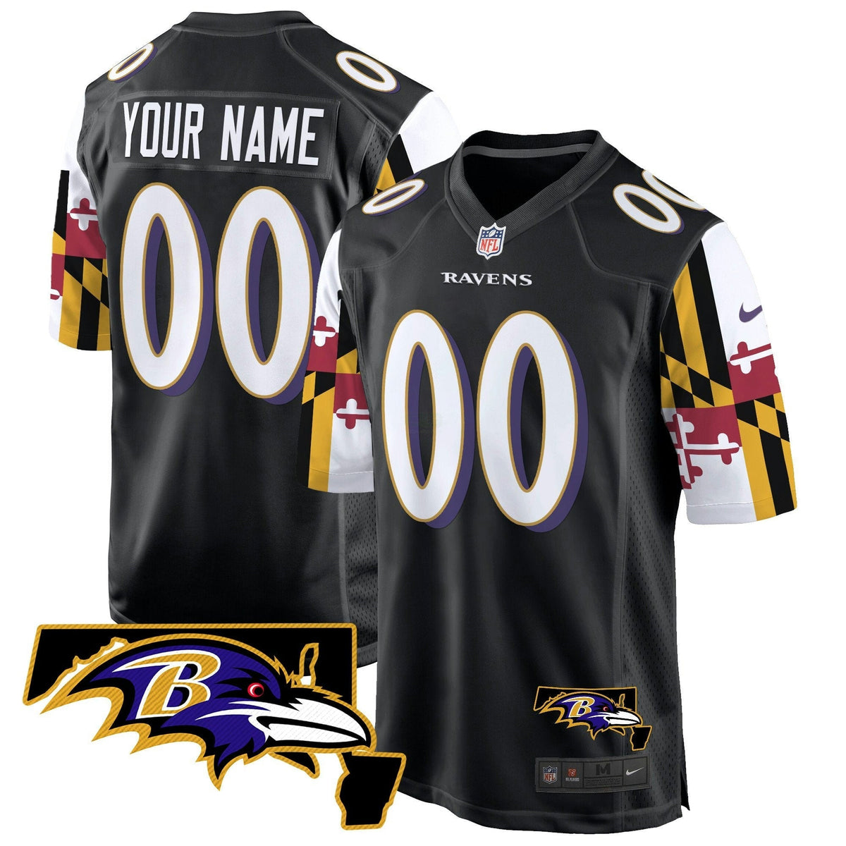 NFL Maryland Flag Game Jersey