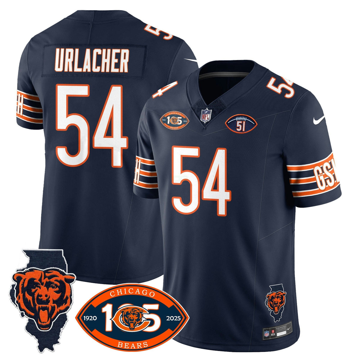 NFL Men’s 1920-2025 The Vapor Limited Jersey