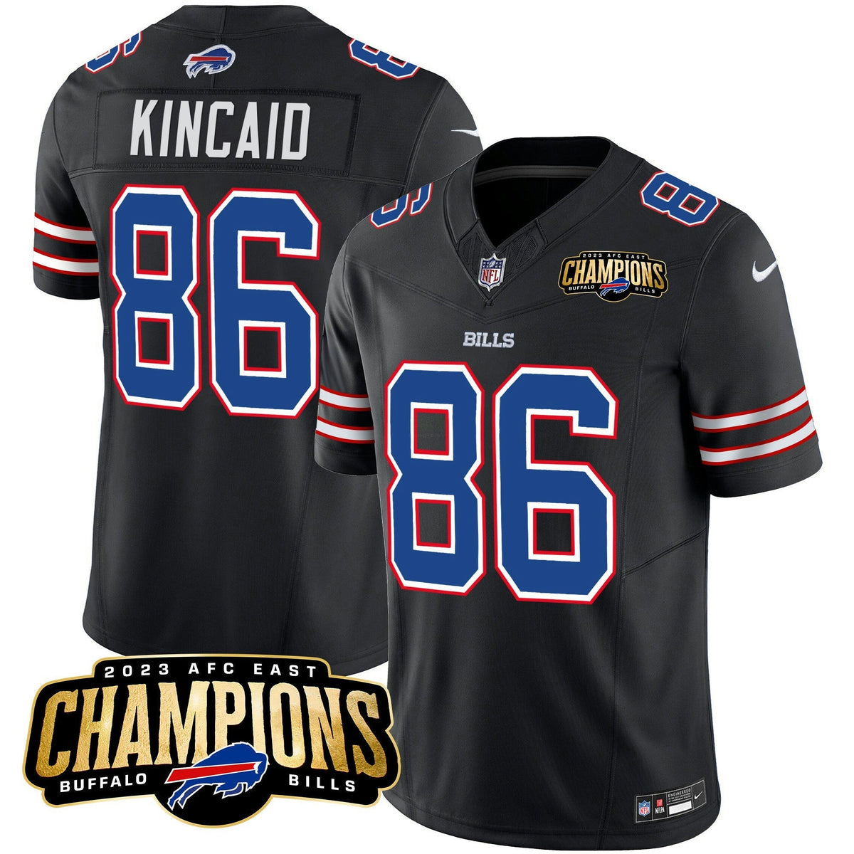 NFL Men’s 2023 AFC East Champions Patch Vapor Jersey