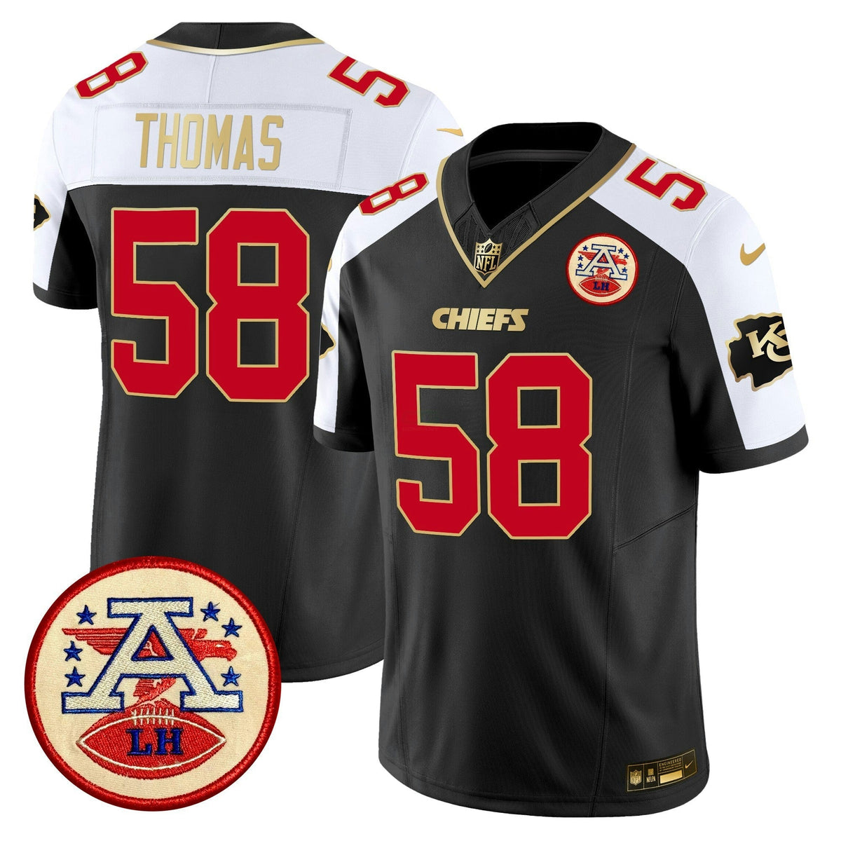 NFL Men’s 2024 Lamar Hunt Patch Vapor Limited Jersey