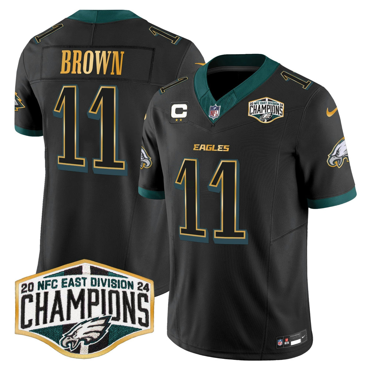 NFL Men’s 2024 NFC East Division Champions Gold Trim Vapor Limited Jersey