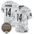 NFL Pittsburgh Steelers Men’s 2024 Salute to Service Establishment Year Patch Vapor Limited Jersey