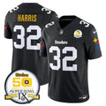 NFL Men’s 50th Anniversary Of Super Bowl IX Patch Vapor Limited Jersey V2