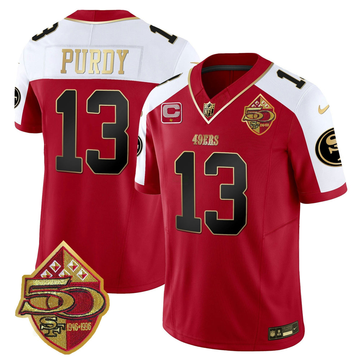 NFL Men’s 50th Anniversary Patch Vapor Limited Jersey