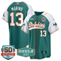 NFL Men’s 50th & Don Shula 347 Memorial Patch Jersey