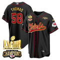 NFL Men’s AFC West Champions & Super Bowl LVIII Gold Patch Jersey