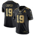 Jersey NFL Men’s Black & White Gold Vapor Limited