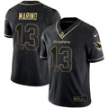 NFL Miami Dolphins Men’s White Gold & Black Gold Jersey