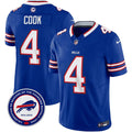 NFL Men’s Buffalo 50th Charging Logo Patch Vapor Limited Jersey