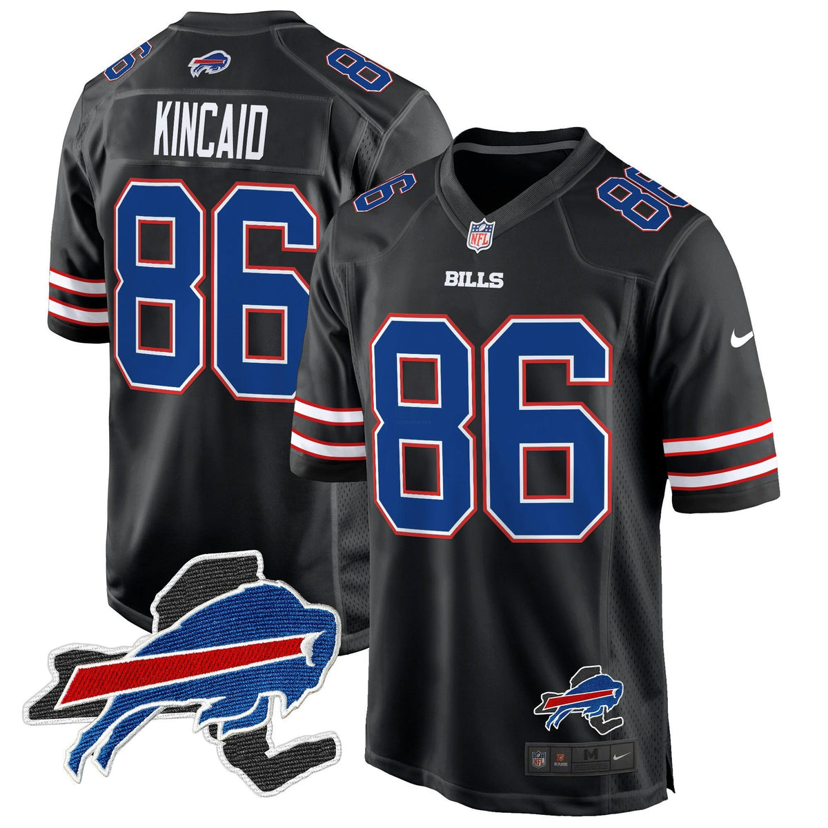 NFL Men’s Buffalo New York Patch Game Jersey