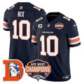 NFL Men’s Denver Throwback Vapor Limited Jersey – 2025 AFC West Division Champions Patch