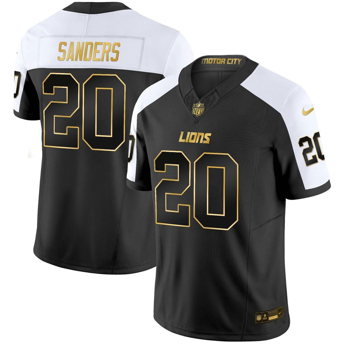 NFL Men’s Detroit 2024 Gold Vapor Limited Jersey