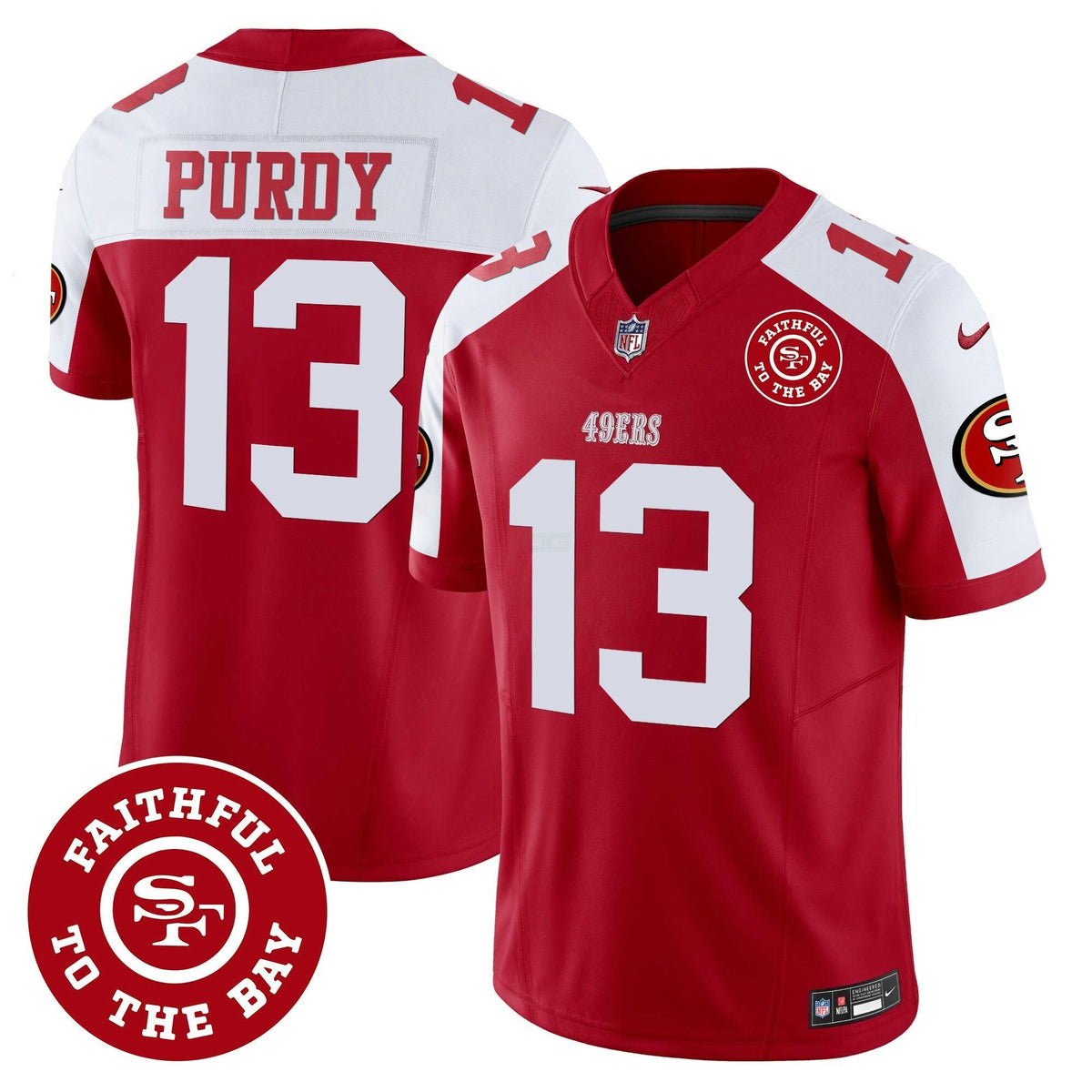 NFL Men’s Faithful To The Bay Patch Vapor Jersey