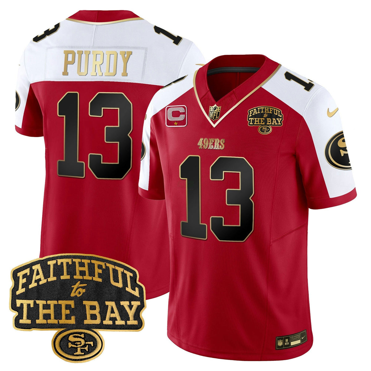NFL Men’s Faithful To The Bay Patch Vapor Limited Jersey V8