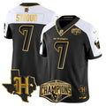 NFL Men’s Houston 2024 AFC South Division Champions Patch Gold Vapor Limited Jersey