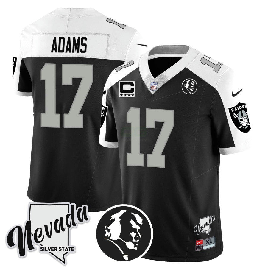 NFL Men’s John Madden Honoring & Nevada Silver State Patch Vapor Jersey