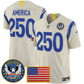 NFL Men’s Los Angeles 2025 “United States 250th Anniversary Patch” Vapor Limited Jersey
