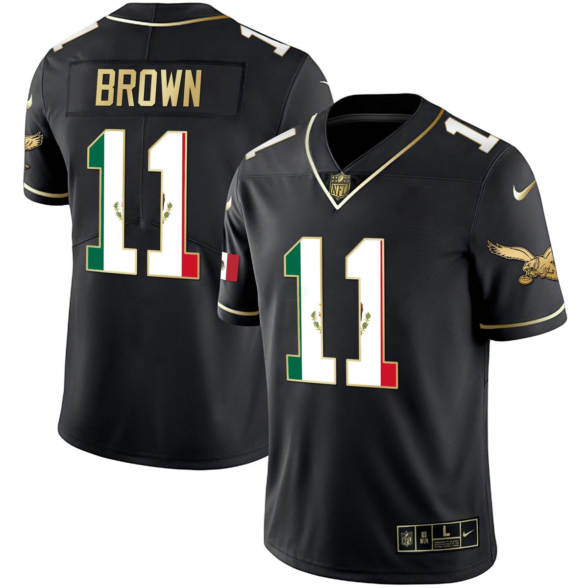 NFL Men’s Mexico Gold & Kelly Vapor Jersey