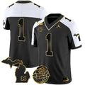 NFL Men’s Michigan Wolverines Rose Bowl Patch Gold Vapor Jersey