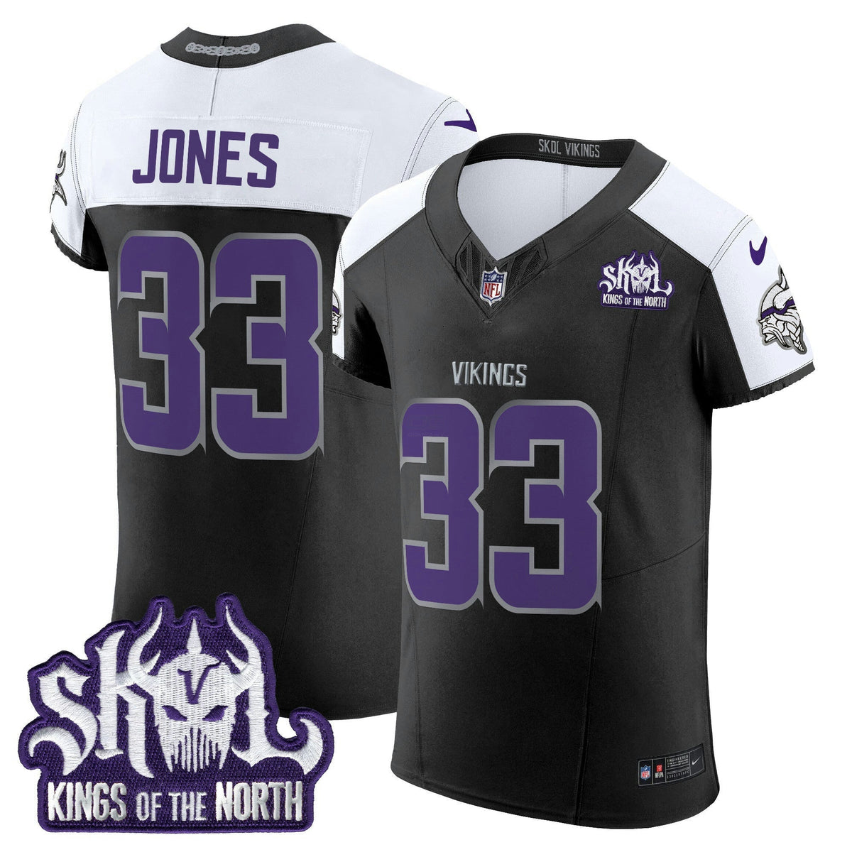 NFL Men’s Minnesota 2024 Winter Warrior Skol Patch Vapor Elite Jersey