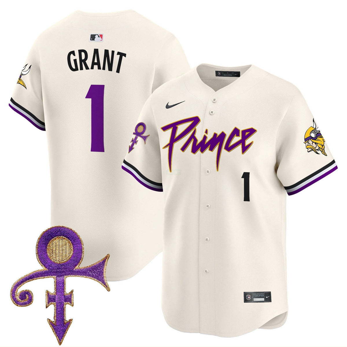 NFL Men’s Minnesota Prince Patch Vapor Premier Limited Jersey