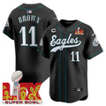 NFL Men’s Philadelphia Midnight Green Super Bowl LIX Vapor Jersey