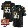 NFL Men’s Philadelphia Super Bowl LIX Champions Gold Trim Vapor Limited Jersey