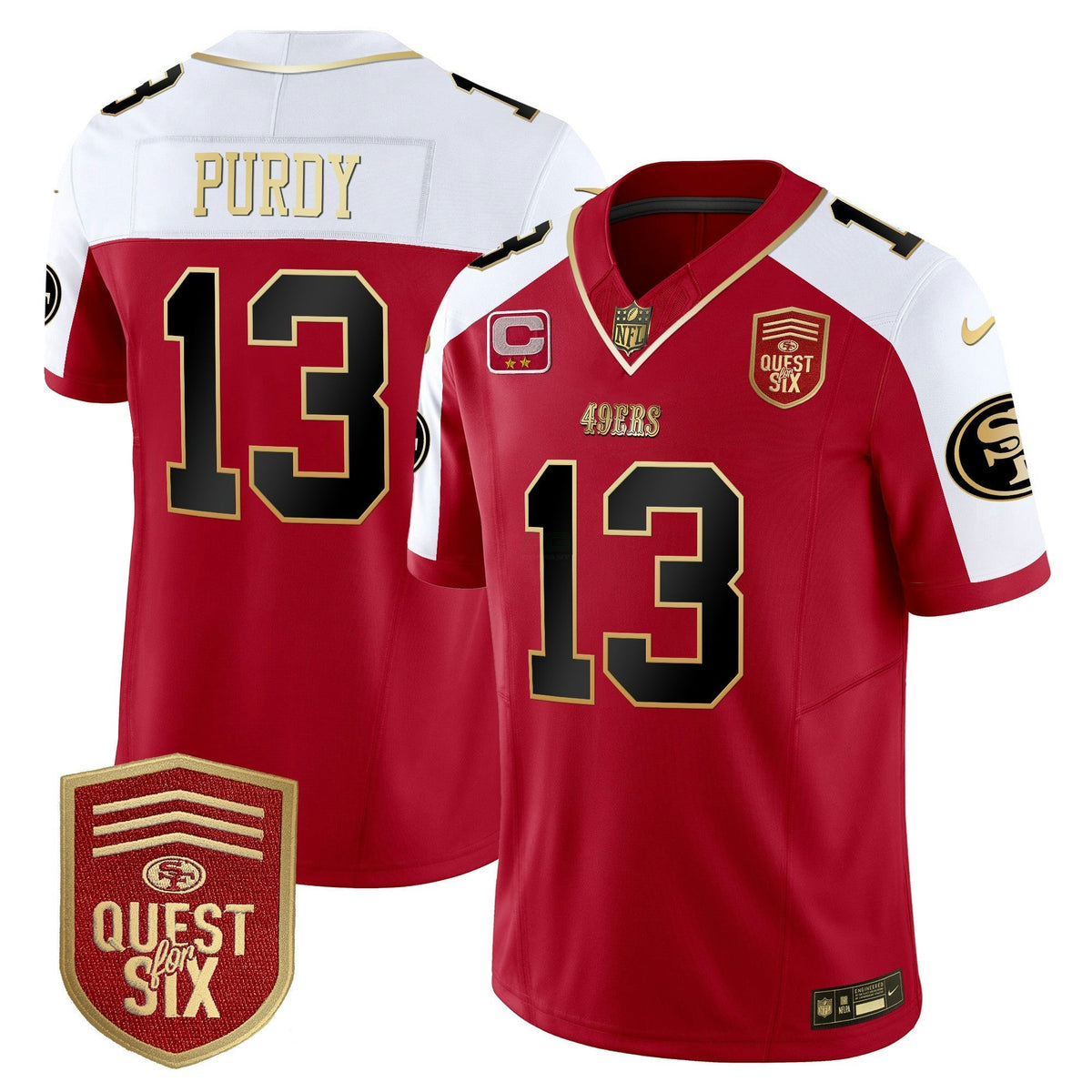 NFL Men’s Quest For Six Patch Vapor Limited Jersey