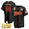 NFL Kansas City Chiefs Men’s Super Bowl LVIII Gold Patch Jersey