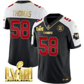 NFL Kansas City Chiefs Men’s Super Bowl LVIII Gold Patch Vapor Jersey