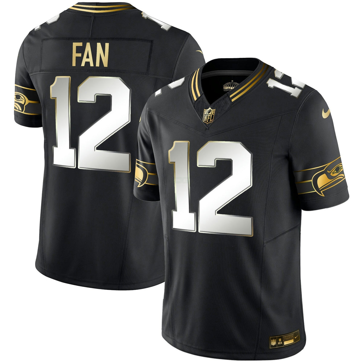 NFL Men’s Throwback & Gold Vapor Limited Jersey V2