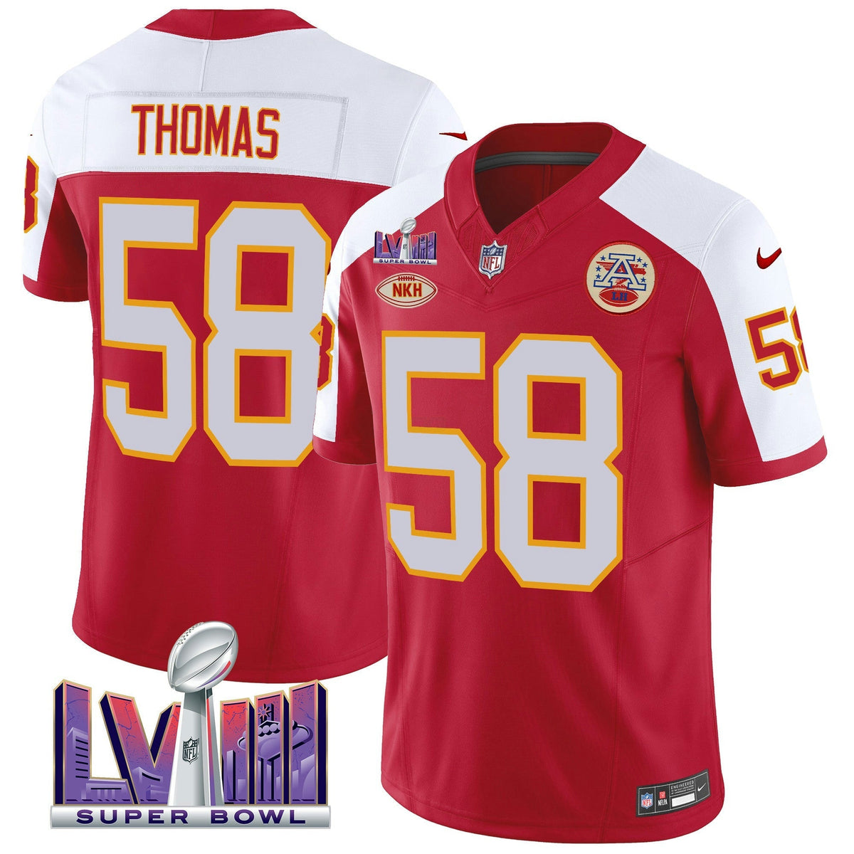 NFL Men’s Throwback Super Bowl LVIII Vapor Jersey